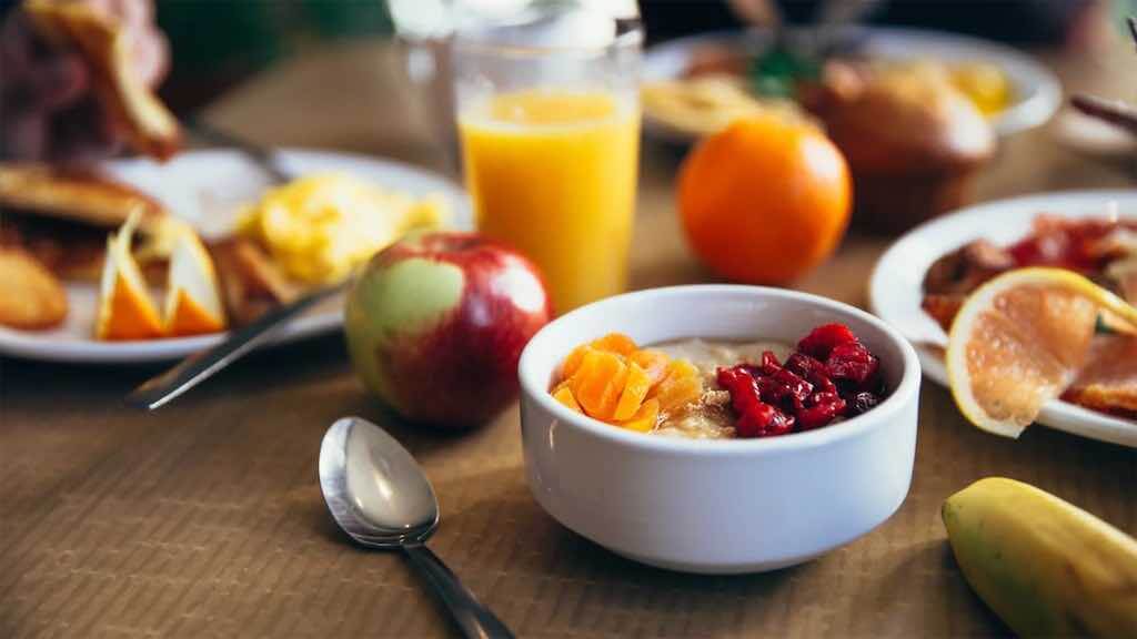 Café da manhã saudável para dieta